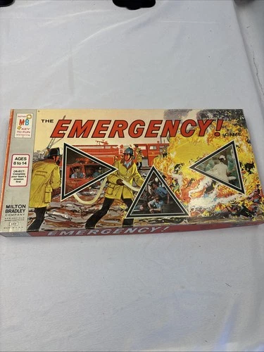 The Emergency! Board Game 1974 Milton Bradley Vintage Complete Rare