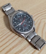 Seiko Titanium Luminescent Chronograph Mens Watch - Damaged Crystal