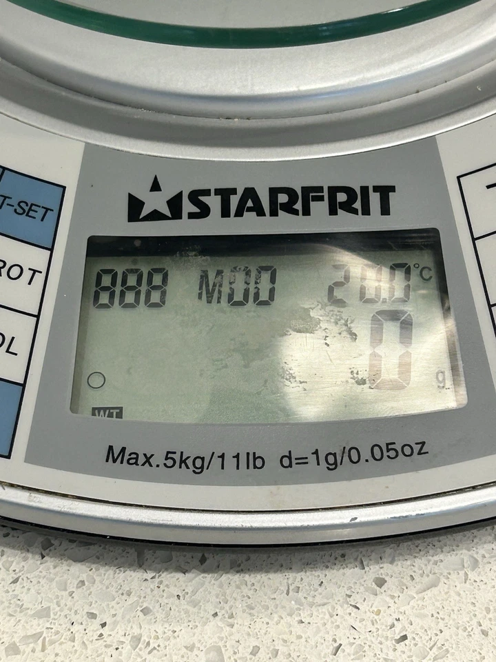 Báscula de cocina de alimentos nutricionales Starfrit Max 5 kg dieta de calorías - probada y funciona Foto 2 de 4