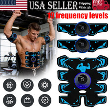 EMS Abdominal ABS Muscle Stimulater Training Toner Fitness Workout Belt 8 Modes 