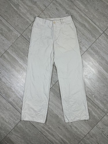 Dirk Bikkembergs, Dirk Bikkembergs Vintage 90s Archive white Pants Trousers Mens cotton/Linen Sz S