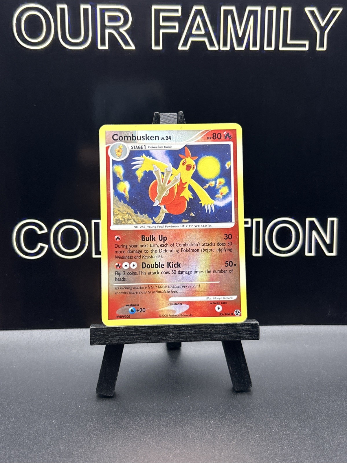 Combusken 35/106 Reverse Holo Great Encounters Pokemon Card