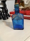 Wheaton NJ Blue Glass Paul Revere Embossed Molded Bottle w/ Cork, 1911 Small — photo 7