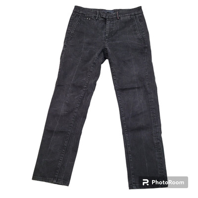 Tramarossa Jeans Luis Slim Black Wash Super Stretch 5 Pocket Logo Italy 30 x 26