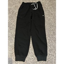 FIGS Technical Collection Black Jogger Scrub Pants Style W235W2014 Size M