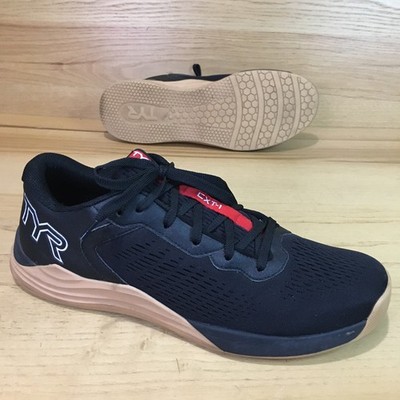 TYR CXT-1 Trainer Shoes Mens Sz 12 Black Gum Cross Training