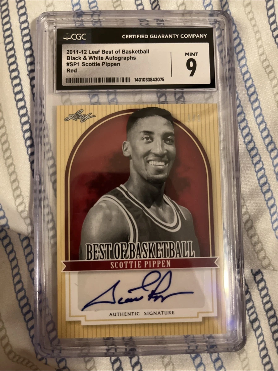 Scottie Pippen Basketball Autographed Sports Trading Cards
