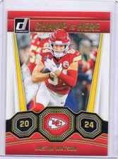 2024 Donruss - Champ Is Here Justin Watson #6 Kansas City Chiefs