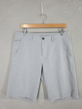 Columbia Men Performance Fishing Gear Shorts, Quick Drying, Fine Stripe Size 32