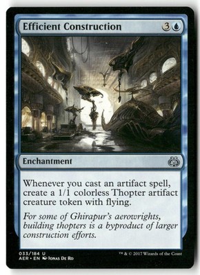 Efficient Construction 33 Aether Revolt Magic: The Gathering Uncommon LP
