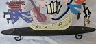 Vintage Karen Rossi Aviv Judaica Collection Music Metal  Menorah  — photo 5