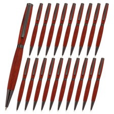Slimline Pen Kit, Gun Metal Finish, 20 Pack, Legacy Woodturning