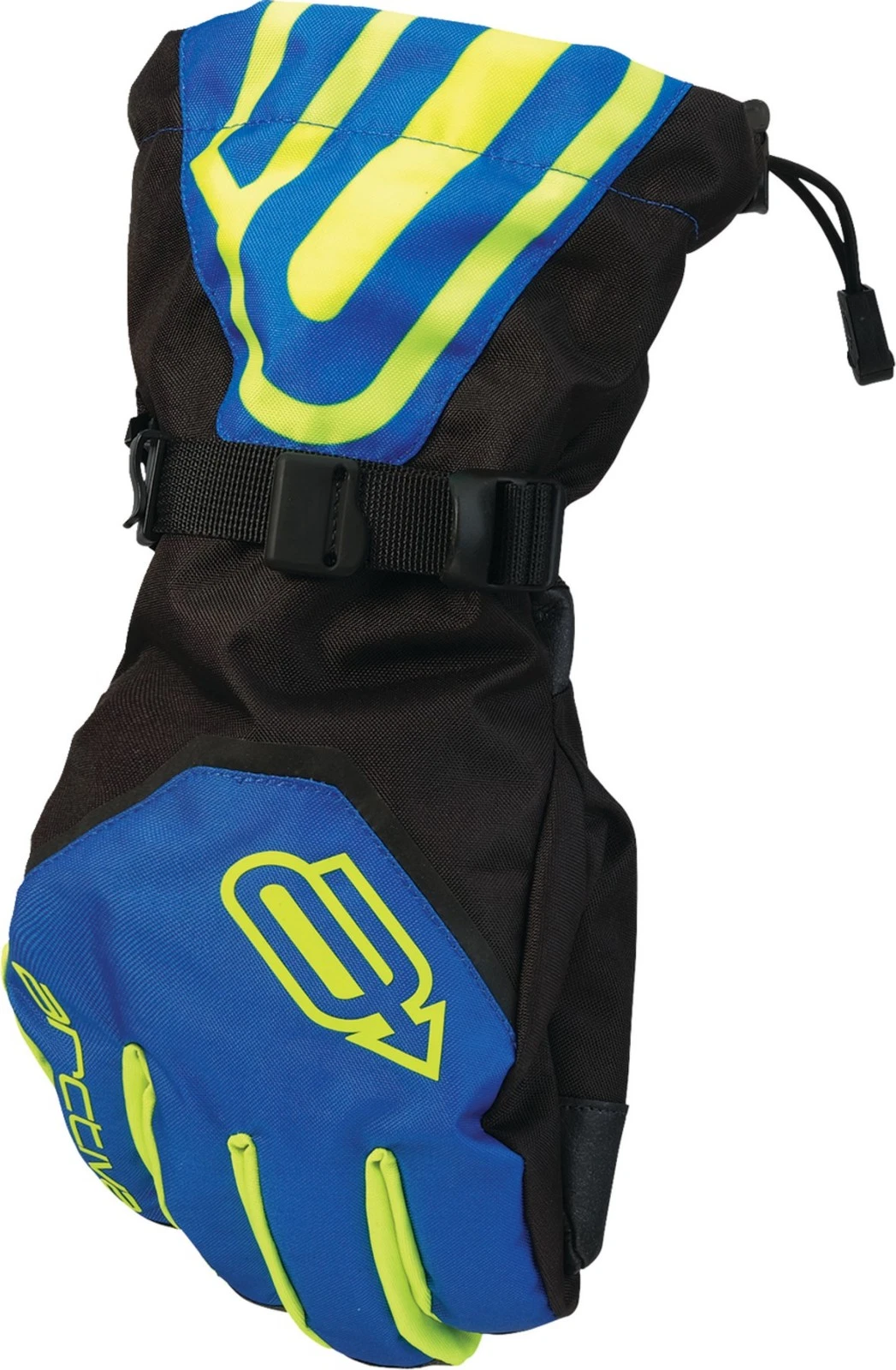 Arctiva Pivot 8 Mens Snow Gloves Blue/Hi-Vis