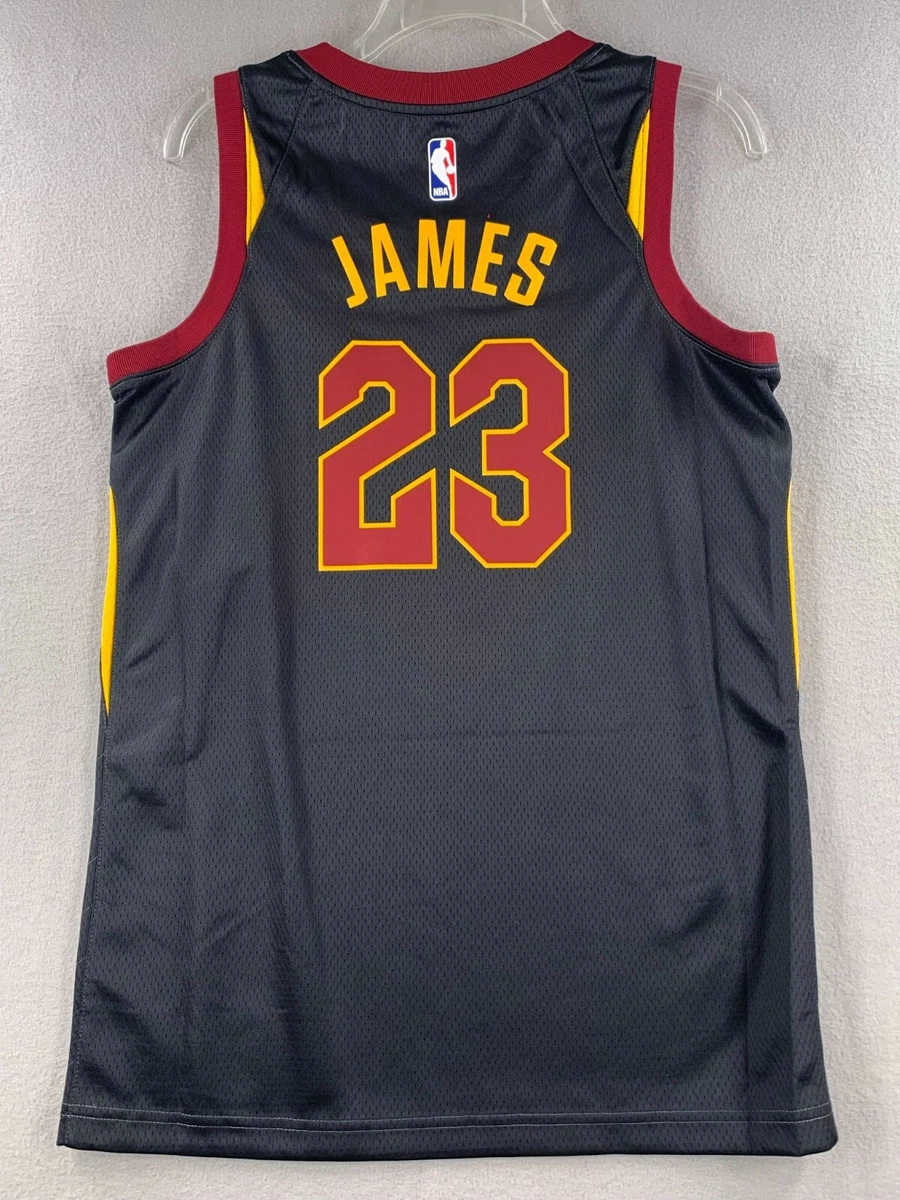 Cleveland Cavaliers #23 Lebron James Nike Jersey Youth M +2 Length White  NBA