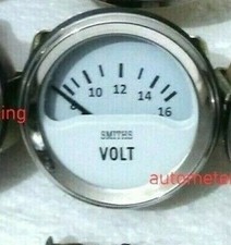2 52mm Electrical Volt Gauge White Face Chrome Bezel 2 52mm Electrical Volt Gauge White Face Chrome Bezel
