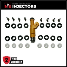 Chevy GMC 5.3 5.7 6.0 V8 Fuel Injector Service/Rebuild Kit Orings Filters Pintle
