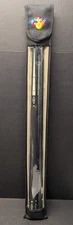 58" TWO PIECE POOL CUE 20oz TRIBAL DESIGN GRAY/BLACK with Case VG Condition