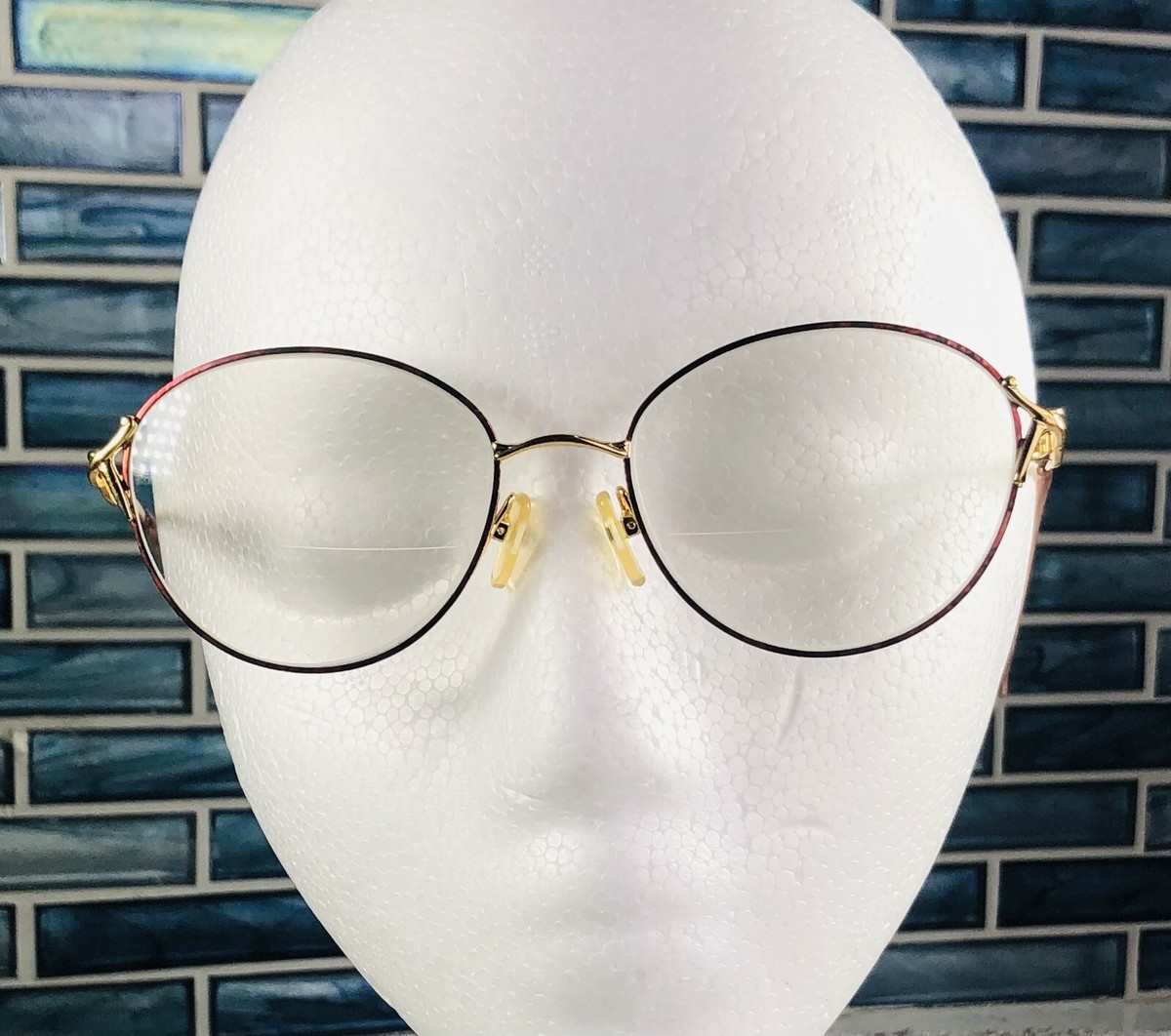 Sofia Loren M80 Zyloware Prescription Sunglasses SOPHIA LOREN Vintage Sunglasses Gold Oversize Aviator Frame  main image 2