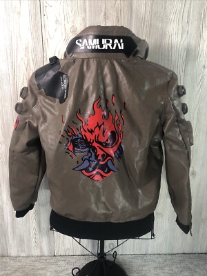 Cosplay Jacket Crystal Jock Samurai Hacker Bomber Men's Medium