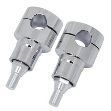 2.5 Chrome Handlebar Springer Risers for Harl...