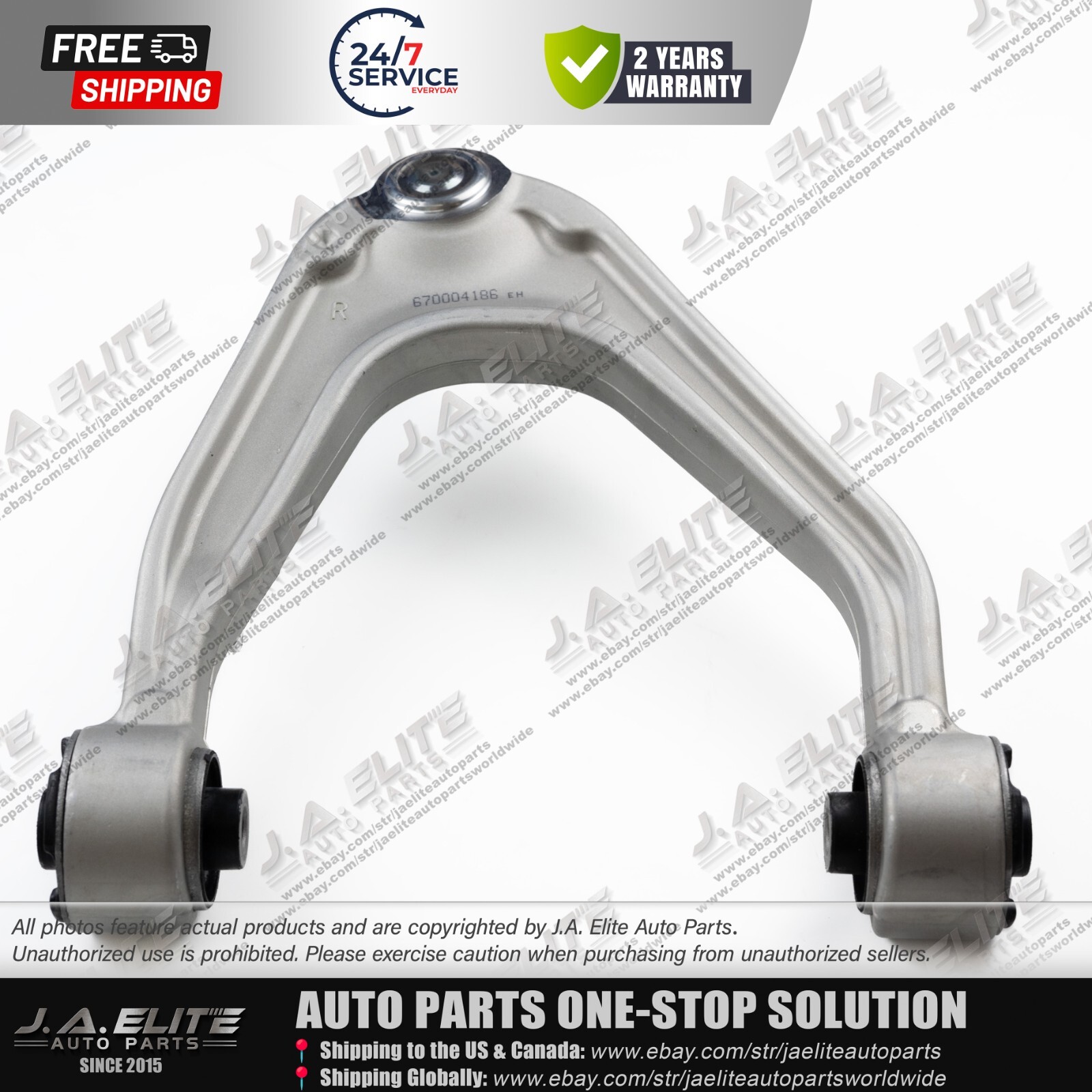 Front Upper Right Control Arm fits Maserati Quattroporte Ghibli （2014+）670004186
