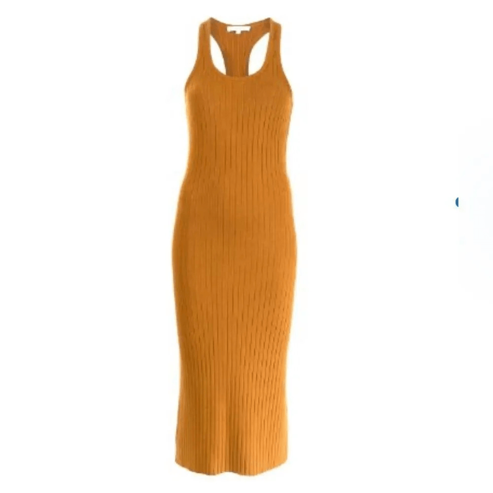 knee length dresses for ladies Piper Sleeveless Racerback Knit Bodycon Dress – Tie-Front Style main image 0