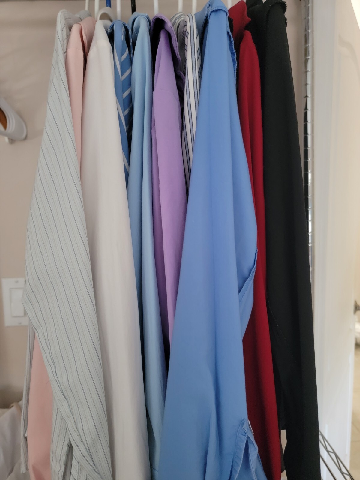 10 Count Express, long sleeve button down stretch… - image 1