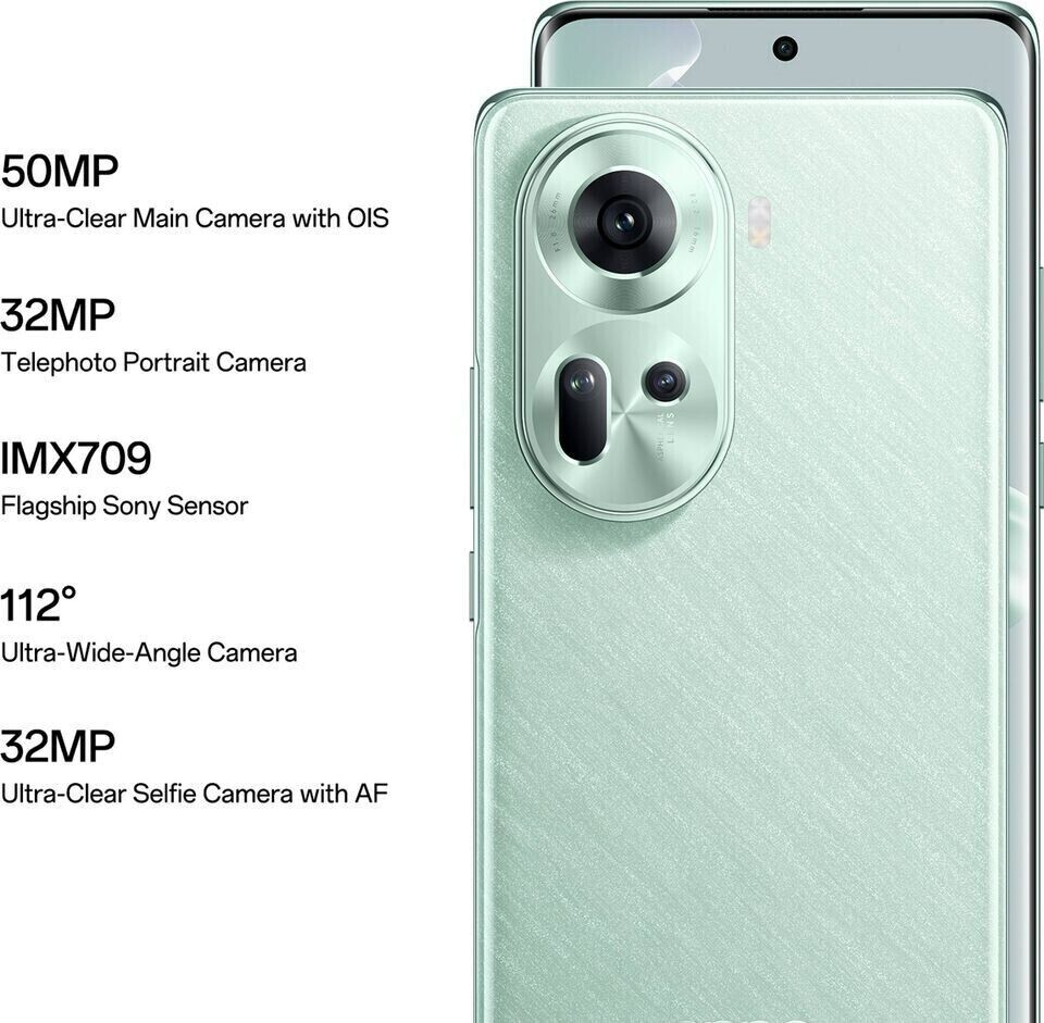OPPO Reno 11 5G (Green 128 GB 8GB RAM)6.7