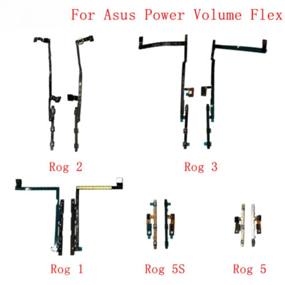 Power Volume Button Flex Cable Parts For Asus ROG Phone 2 3 5 5S 7 6 Pro