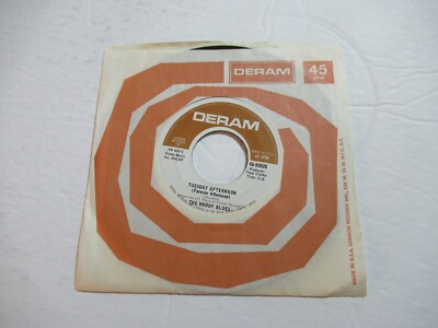 The Moody Blues: Tuesday Afternoon / Another Morning / 45 Rpm 1968 Deram