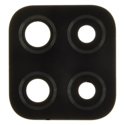 Glass Camera Lens Back for Samsung Galaxy A12 Black Replacement Repair Part
