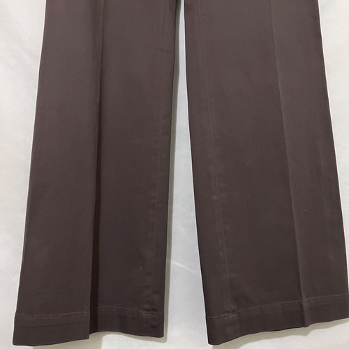 MSRP $59.50 LOFT Marisa Modern Stretch Womens 6 Brown Slacks Lo-Rise Pants 32x32 - Picture 8 of 9