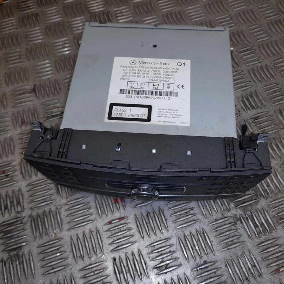 Mercedes W204 C-Klasse 180 CGI Audio CD Autoradio CD Player MP3 A2049007202 - Bild 2 von 4