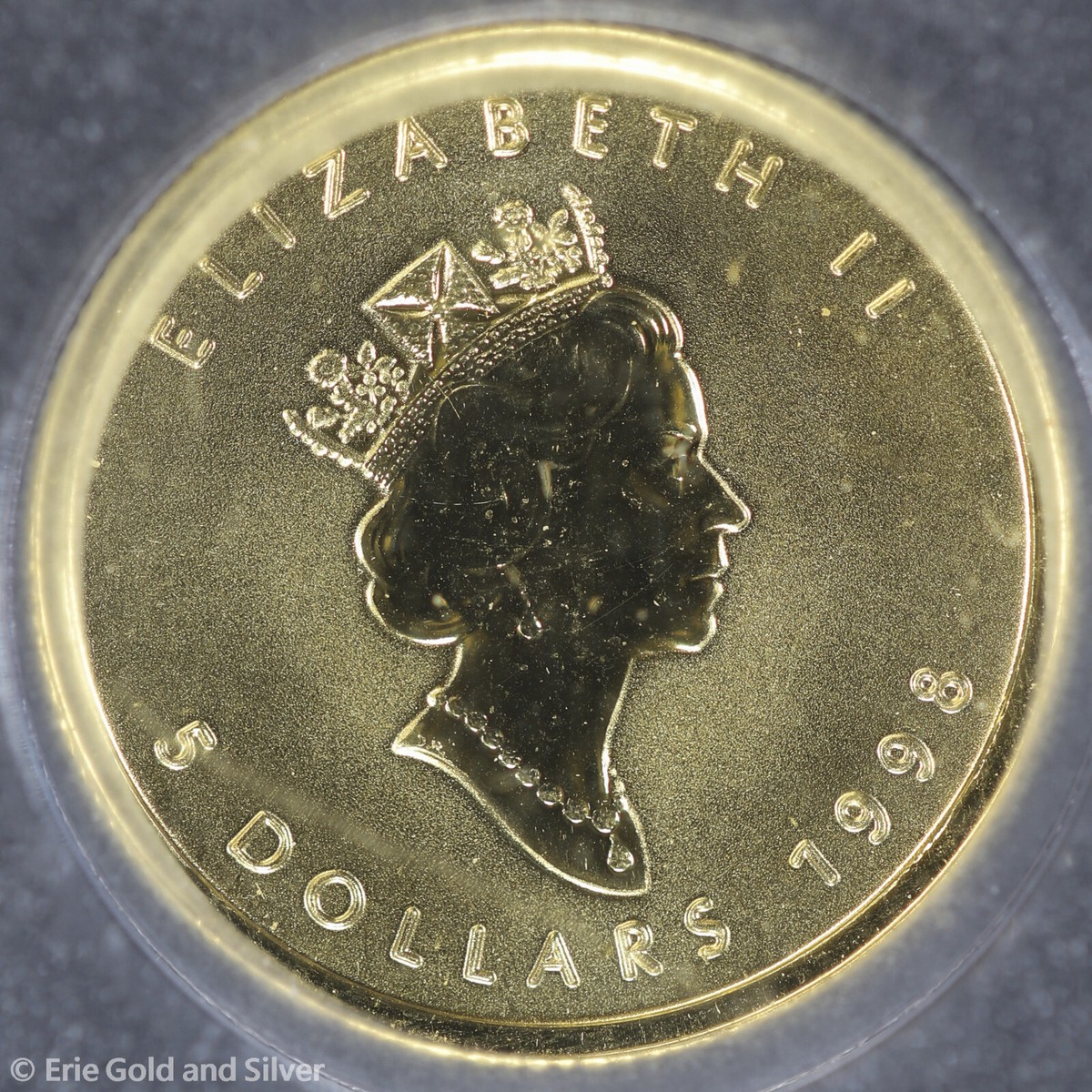 1998 $5 Canada 1/10 oz Gold Maple Leaf Family of Eagles 1998 $5 Canada 1/10 oz Gold Maple Leaf Family of Eagles