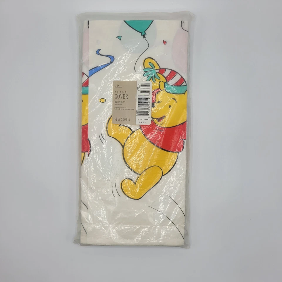 Mantel de fiesta de colección Winnie The Pooh plástico sello Disney 54x102 Foto 2 de 4