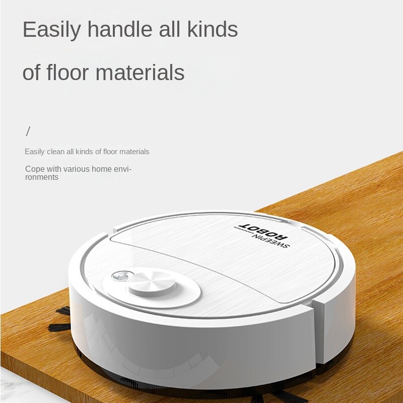 3 in 1 Robot Vacuum Cleaner Sweep & Wet Mopping Floors Smart Sweeping