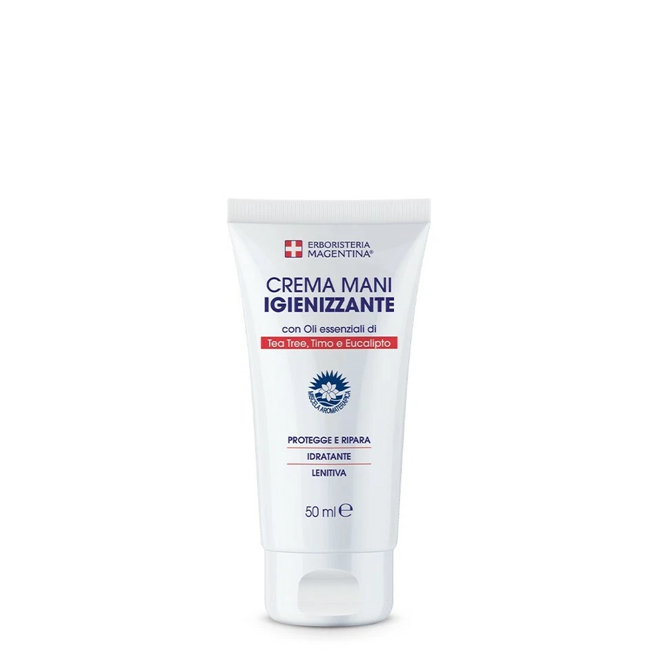 Erboristeria Magentina Crema Mani 50ml con Tea Tree, Timo e Eucalipto