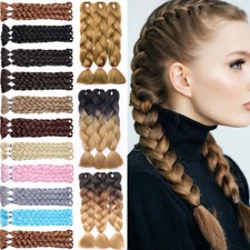 41" Synthetic Christmas Jumbo Braiding Hair Extension Afro Twist Braids 165g US
