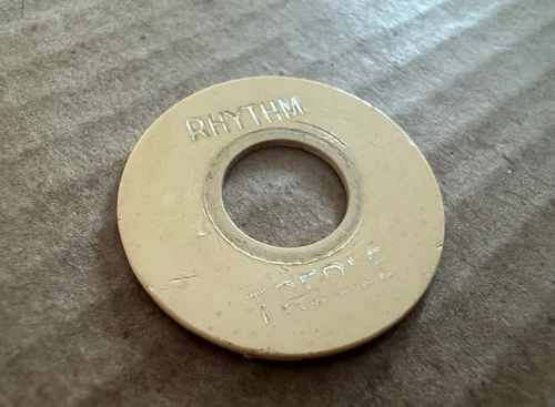 Gibson Vintage 1969 Les Paul 3 Way Plate Poker Chip Ring 1968 1970 1971 1972