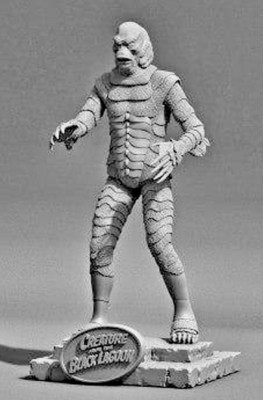 Klassische Horrormonster - Kreatur aus der Schwarzen Lagune 12K Harz 3D-gedruckt
