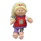 Cabbage  Patch Blond Doll Hasbro Vintage 90s 129 South USA T Shirt 16”