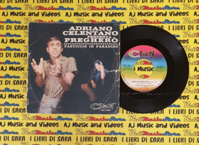 LP*45 7''ADRIANO CELENTANO Preghero' Pasticcio in paradiso 1962 CLAN ACC 24005