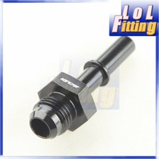 New Quick Connect AN-6 6AN AN-6 AN6 To 5/16" Male Fuel Line Rail Adapter Black
