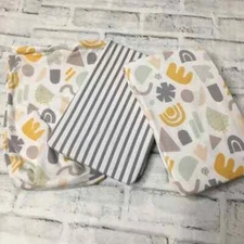 NWT NORDSTROM Geo Blocks 2-Pack Car Seat & Nursing Covers 