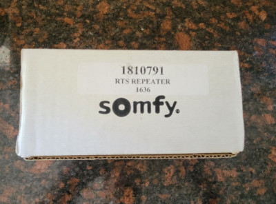 SOMFY RTS Repeater (MPN# 1810791) extend RTS signal range-  SOMFY OPEN BOX