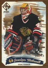 2000-01 Private Stock Gold #20 Jocelyn Thibault/75