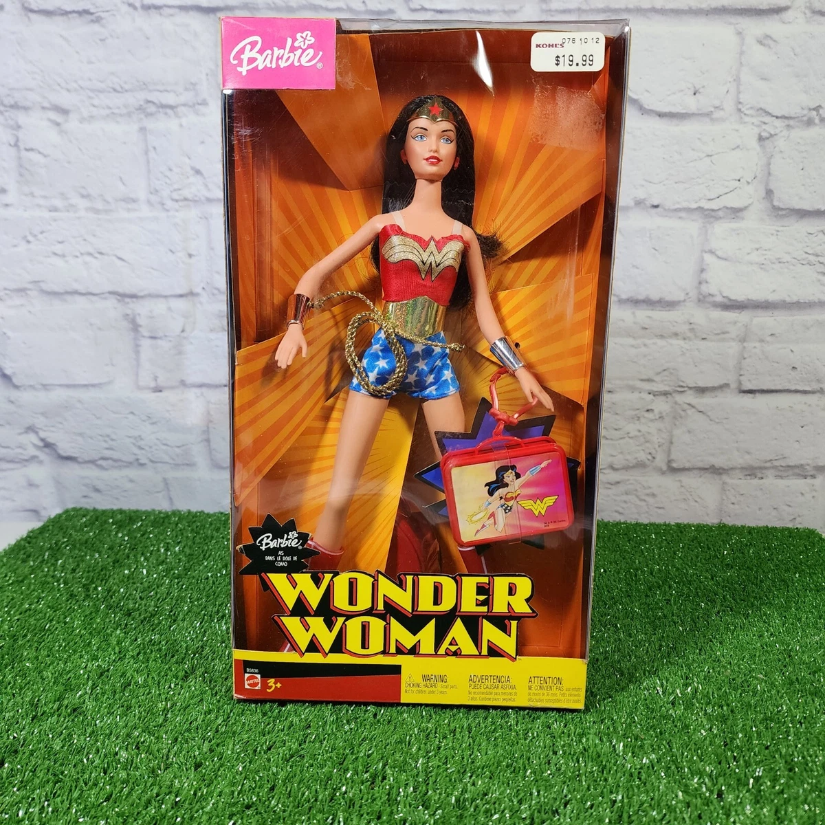 Barbie Wonder Woman 2003 Doll B5836 Mattel NIB NEW