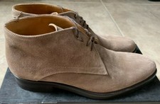 Scarpe eleganti uomo Cristiano Gualtieri marroni scamosciate stringate Eur 41,5 US 8 NUOVE