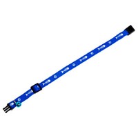 Karlie Katzenhalsband Fishbone Blau, 30 Cm, Sicher Mit GlöCkchen, Verstellbar