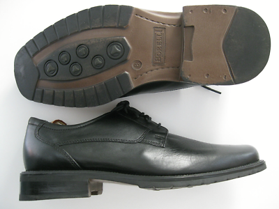 BORELLI MENS BLACK LEATHER COMFORT OXFORDS SHOES SIZE 8 | eBay display picture 2